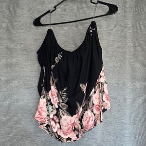 Day Trip Size Medium Off the shoulder Floral Top